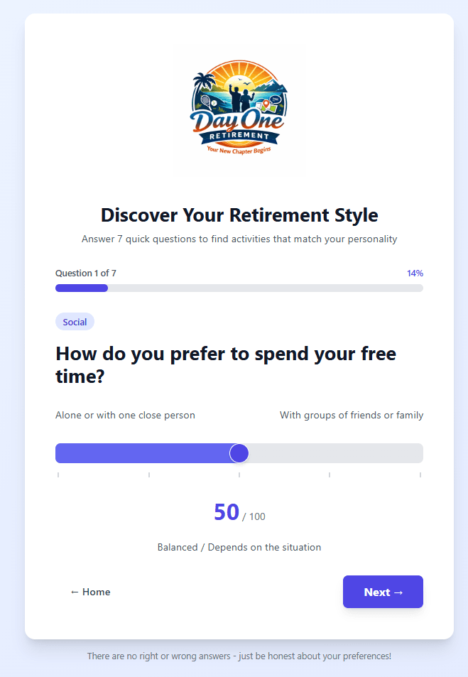 Day One Retirement screenshot 1
